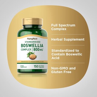 Foto 4 | Foto 4 | Suplemento De Extracto De Boswellia Serrata De Piping Rock 800 Mg 150 Cápsulas - Venta Internacional.