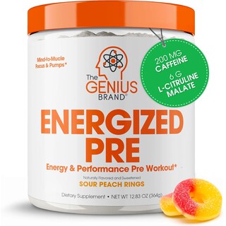 Foto 1 | Foto 1 | Polvo Para Antes Del Entrenamiento, Genius Brand Genius Energized, 20 Dosis - Venta Internacional.