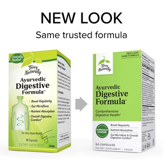 Foto 3 | Foto 3 | Suplemento Terry Naturally Ayurvedic Digestive 60 Cápsulas - Venta Internacional.