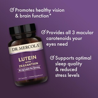 Foto 4 | Foto 4 | Complemente La Luteína Del Dr. Mercola Con Zeaxantina 30 Cápsulas - Venta Internacional.