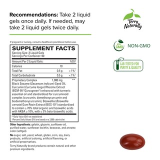 Foto 2 | Foto 2 | Suplemento Terry Naturally Curamed Acute Pain Relief 120 Geles Líquidos - Venta Internacional.