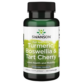 Foto 1 | Foto 1 | Suplemento Swanson, Cúrcuma, Boswellia Y Cereza Ácida De Espectro Completo, 60 Cápsulas - Venta Internacional.