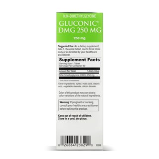 Foto 2 | Foto 2 | Suplemento Davinci Labs Gluconic Dmg 250 Mg 90 Comprimidos - Venta Internacional.