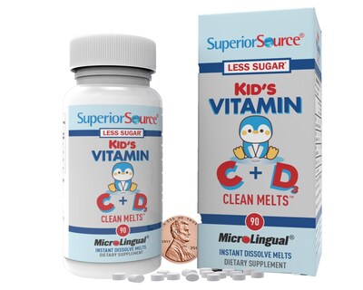 Foto 2 | Foto 2 | Suplemento De Vitamina C Y D3 90 Derrite Para Niños De Superior Source - Venta Internacional.