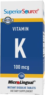 Foto 5 | Foto 5 | Suplemento De Vitamina K De Fuente Superior, 100 Mcg, 30 Tabletas - Venta Internacional.