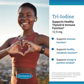 Foto 3 | Foto 3 | Suplemento Euromedica Tri-iodine 12,5 Mg, 90 Cápsulas - Venta Internacional.