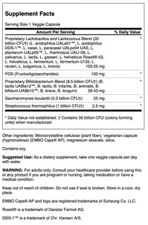Foto 2 | Foto 2 | Complejo Ultraprobiótico Probiotic Swanson, 30 Mil Millones De Cfu, 60 Cápsulas - Venta Internacional.