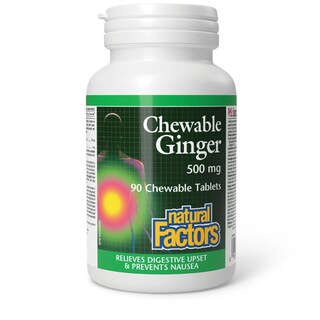 Foto 1 | Foto 1 | Suplemento Natural Factors De Jengibre Masticable 500 Mg 90 Comprimidos - Venta Internacional.