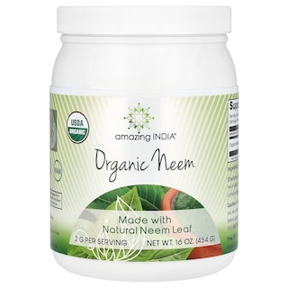 Foto 1 | Foto 1 | Suplemento Amazing India, Polvo De Neem Orgánico, 473 Ml - Venta Internacional.