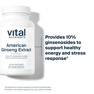 Foto 6 | Foto 6 | Suplemento Vital Nutrients American Ginseng 250 Mg 100 Cápsulas - Venta Internacional.