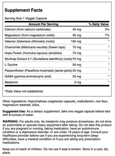 Foto 2 | Foto 2 | Suplemento Para Dormir Swanson Sleep Essentials, 60 Cápsulas Vegetarianas - Venta Internacional.