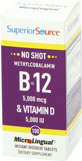 Foto 5 | Foto 5 | Suplemento Superior Source No Shot De Metilcobalamina B-12, 5000 Mcg Con D3, 5000 Ui - Venta Internacional.