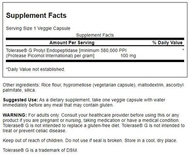 Foto 2 | Foto 2 | Suplemento Swanson Ultra Gluten Rid Con Tolerase G 100 Mg 90 C - Venta Internacional.