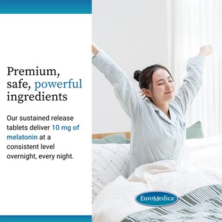 Foto 5 | Foto 5 | Suplemento de Apoyo al Sueño Euromedica Melatonin 60 Comprimidos - Venta Internacional