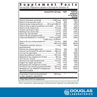 Foto 2 | Foto 2 | Vitaminas Esenciales Prenatales De Douglas Laboratories, 60 Cápsulas - Venta Internacional.