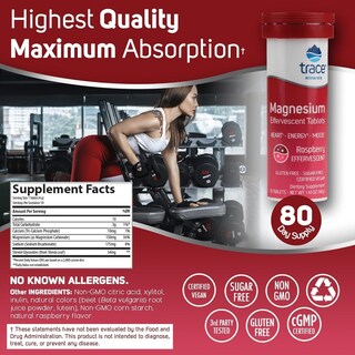 Foto 2 | Foto 2 | Suplemento De Oligoelementos Con Magnesio Efervescente, 80 Porciones - Venta Internacional.