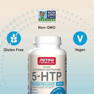Foto 5 | Foto 5 | Suplemento Jarrow Formulas 5-htp 90 Cápsulas Vegetarianas Con Melatonina - Venta Internacional.