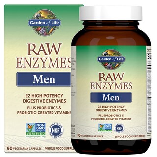 Foto 1 | Foto 1 | Enzimas Digestivas Garden Of Life 22 Para Hombre 90 Cápsulas - Venta Internacional.