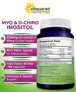 Foto 3 | Foto 3 | Suplemento De Mioinositol Y D-chiro Inosito De Squared Nutrition - Venta Internacional.