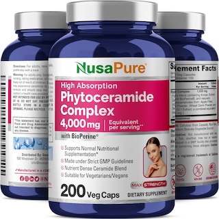 Foto 4 | Foto 4 | Suplemento Del Complejo De Fitoceramida Nusapure 4000 Mg 200 Cápsulas - Venta Internacional.