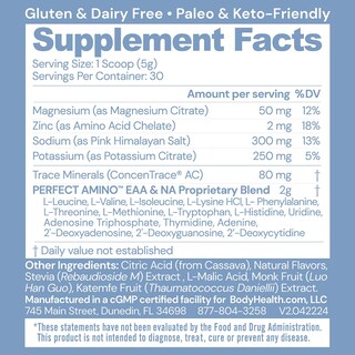 Foto 2 | Foto 2 | Polvo Electrolítico Bodyhealth Perfectamino Mixed Berry 30 Se - Venta Internacional.