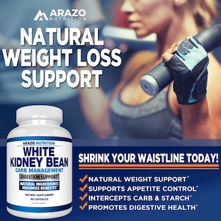 Foto 4 | Foto 4 | Suplemento De Extracto De Frijol Blanco De Arazo Nutrition 600 Mg - Venta Internacional.