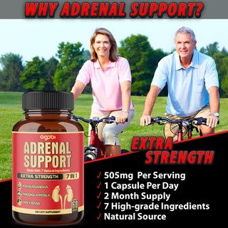 Foto 5 | Foto 5 | Suplemento Agobi Adrenal Support 7 En 1 Con Ashwagandha 60 Cápsulas - Venta Internacional.