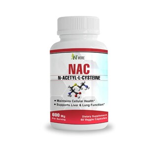 Foto 1 | Foto 1 | Suplemento N'more N-acetil-cisteína (nac) 600 Mg 60 Cápsulas - Venta Internacional.