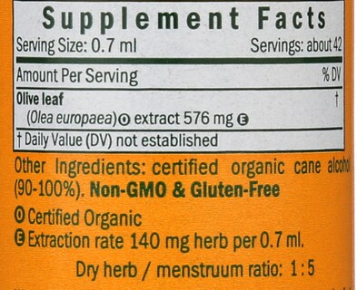 Foto 3 | Foto 3 | Extracto Líquido Herb Pharm Olive Leaf 30 Ml Organic Immune - Venta Internacional.