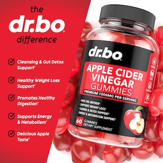 Foto 4 | Foto 4 | Suplementos: Gomitas De Vinagre De Sidra De Manzana Dr. Bo Acv, 1000 Mg - Venta Internacional.