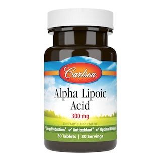 Foto 1 | Foto 1 | Suplemento De Ácido Alfa Lipoico Carlson 300 Mg 30 Tabletas - Venta Internacional.