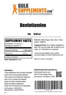Foto 6 | Foto 6 | Suplemento A Granel Benfotiamina 150 Mg En Polvo 25 G - Venta Internacional.