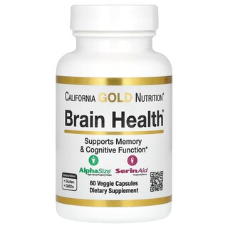 Foto 1 | Foto 1 | Suplemento California Gold Nutrition Brain Health 60 Cápsulas - Venta Internacional.
