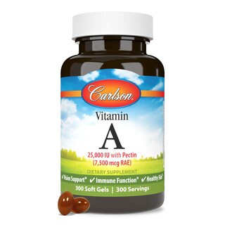 Foto 5 | Foto 5 | Suplemento Carlson De Vitamina A De 25 000 Ui (7500 Mcg De Rae) 300 G - Venta Internacional.