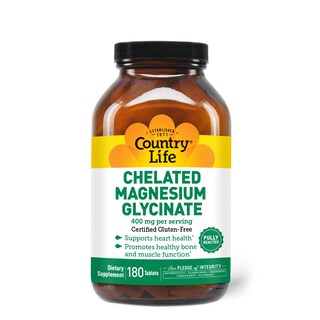 Foto 1 | Foto 1 | Suplemento Country Life De Glicinato De Magnesio Quelatado 400 Mg - Venta Internacional.