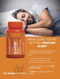 Foto 4 | Foto 4 | Suplemento Mt. Angel Vitamins 5-htp, Ayuda A La Serotonina, 30 Cápsulas - Venta Internacional.