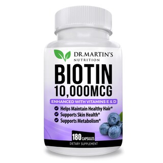Foto 1 | Foto 1 | Suplemento De Biotina De 10.000 Mcg De Dr. Martin's Nutrition Con Vitamina D Y E - Venta Internacional.