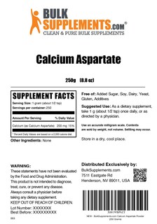 Foto 6 | Foto 6 | Suplemento De Calcio En Polvo Bulksupplements.com Calcium Aspart - Venta Internacional.