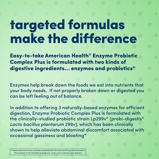 Foto 4 | Foto 4 | Suplemento American Health Enzyme Probiotic Complex 60 Cápsulas - Venta Internacional.
