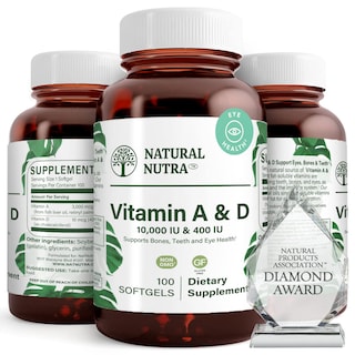 Foto 1 | Foto 1 | Suplemento Natural Nutra De Vitamina A Y D De 10000 Ui/400 Ui 100 S - Venta Internacional.