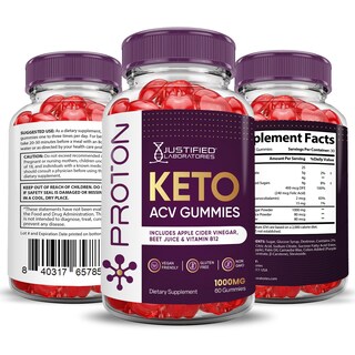 Foto 7 | Foto 7 | Gomitas Proton Protein Keto Acv De 1000 Mg Con Granada (paquete De 2) - Venta Internacional.