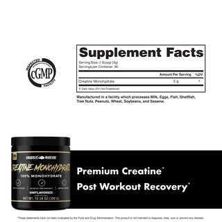 Foto 5 | Foto 5 | Suplemento De Monohidrato De Creatina De Anabolic Warfare, 60 Porciones - Venta Internacional.