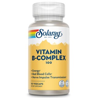 Foto 1 | Foto 1 | Suplemento De Complejo De Vitamina B Solaray, 100 Mg, Vegano, 50 Unidades - Venta Internacional.