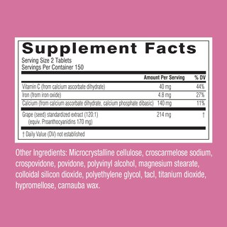 Foto 5 | Foto 5 | Suplemento De Extracto De Semilla De Uva Suiza 300 Comprimidos - Venta Internacional.