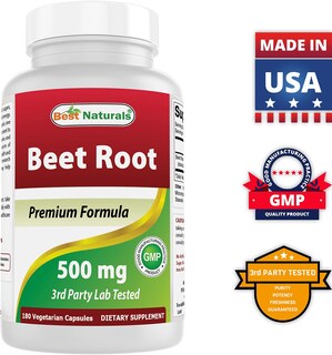 Foto 7 | Foto 7 | Polvo De Raíz De Remolacha Supplement Best Naturals 500 Mg 180 Cápsulas - Venta Internacional.