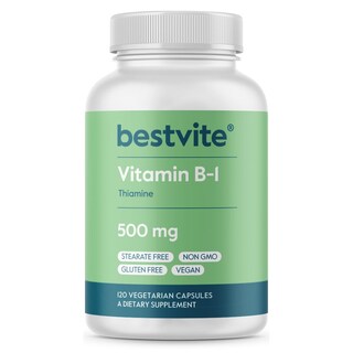 Foto 1 | Foto 1 | Suplemento Bestvite De Vitamina B-1 (tiamina) 500 Mg 120 Cápsulas - Venta Internacional.