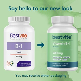 Foto 3 | Foto 3 | Suplemento Bestvite De Vitamina B-1 (tiamina) 500 Mg 120 Cápsulas - Venta Internacional.