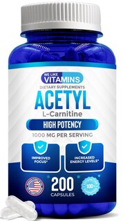 Foto 1 | Foto 1 | Suplemento We Like Vitaminas Acetil L-carnitina 1000 Mg X200 - Venta Internacional.