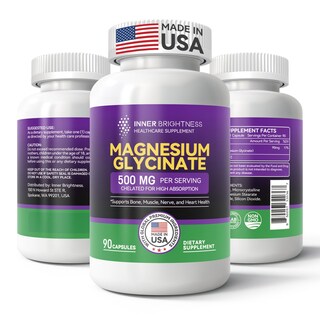Foto 1 | Foto 1 | Suplemento De Glicinato De Magnesio Inner Brightness 500 Mg X90 - Venta Internacional.