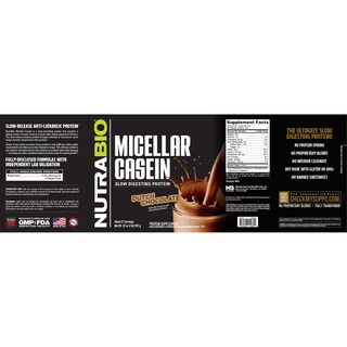 Foto 3 | Foto 3 | Proteína En Polvo Nutrabio, Caseína Micelar, Chocolate Holandés, 907 G - Venta Internacional.